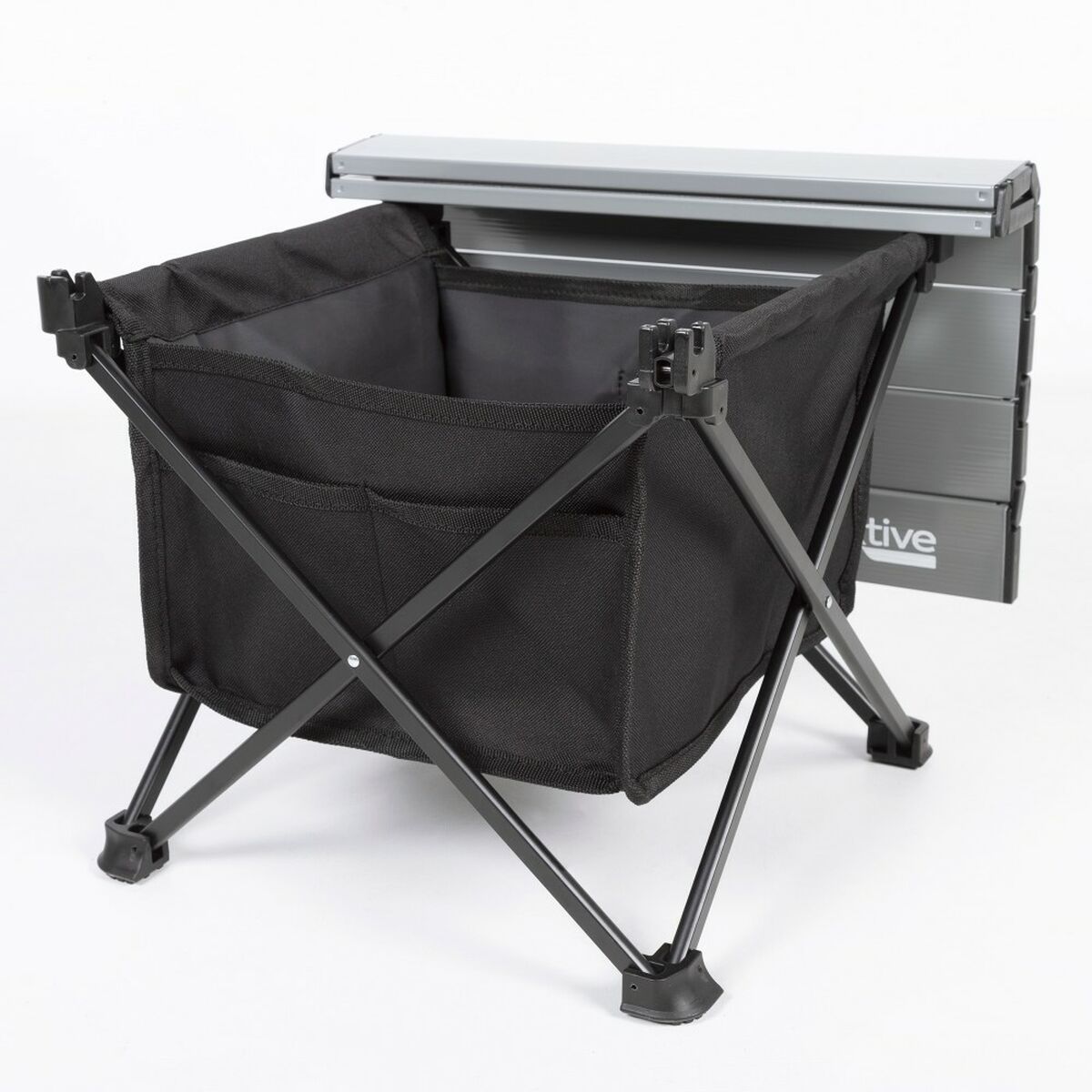 Fällbord Aktive Camping Ficka 38 x 30 x 34 cm (2 antal) - 9