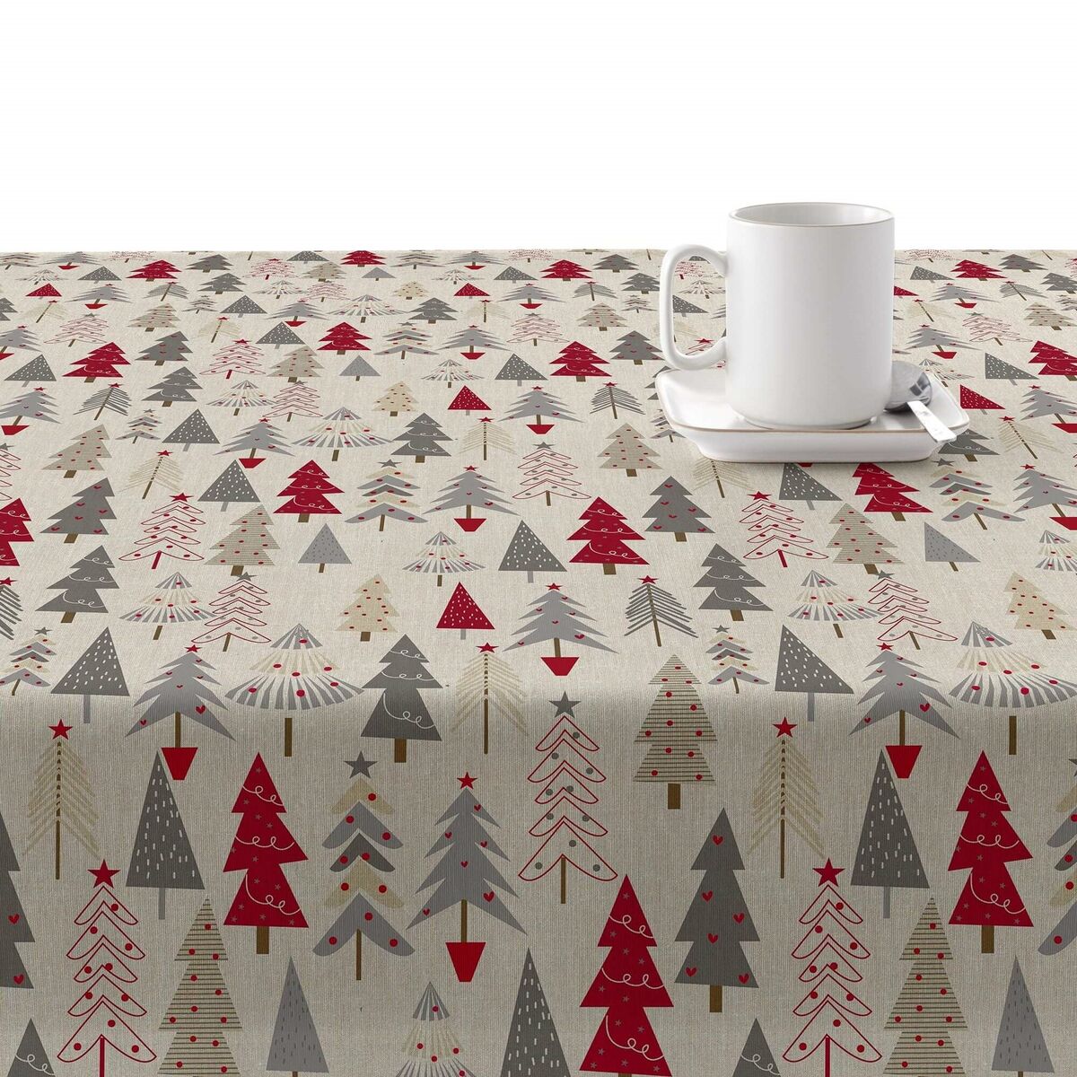 Fläckresistent bordsduk i harts Belum Merry Christmas Multicolour 100 x 150 cm - 2