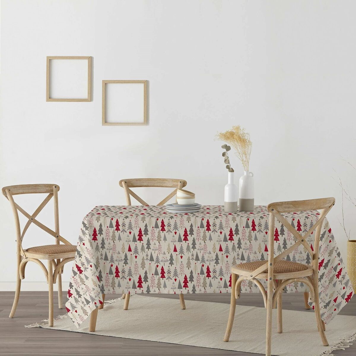 Fläckresistent bordsduk i harts Belum Merry Christmas Multicolour 100 x 150 cm - 3