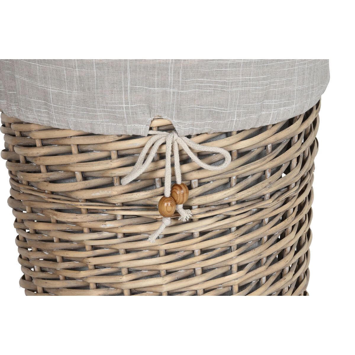 Korgset Home ESPRIT Beige Naturell vide 45 x 45 x 55 cm 3 Delar - 2
