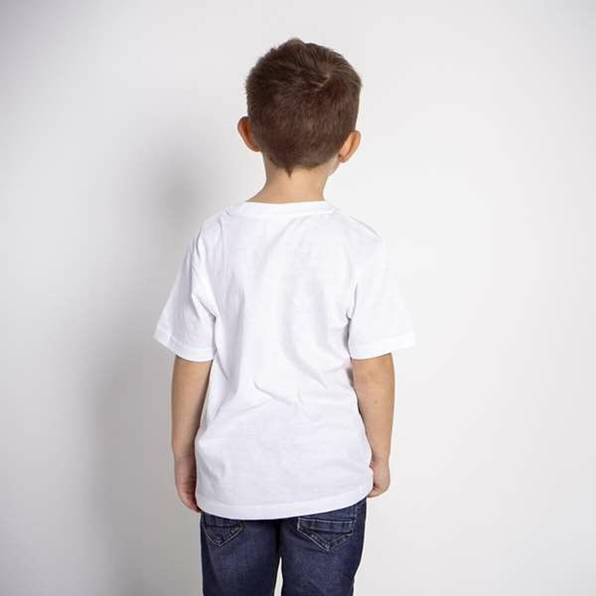 T-shirt med kortärm Barn The Lion King Vit - 5