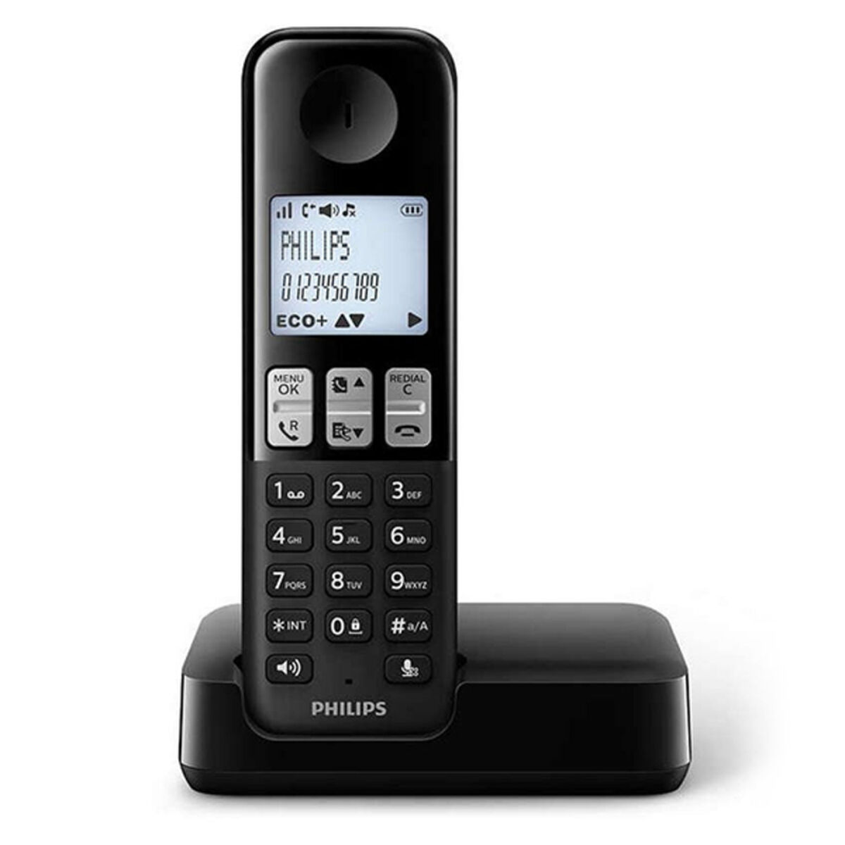 Trådlös Telefon Philips D2501B/34 DECT Svart - 4