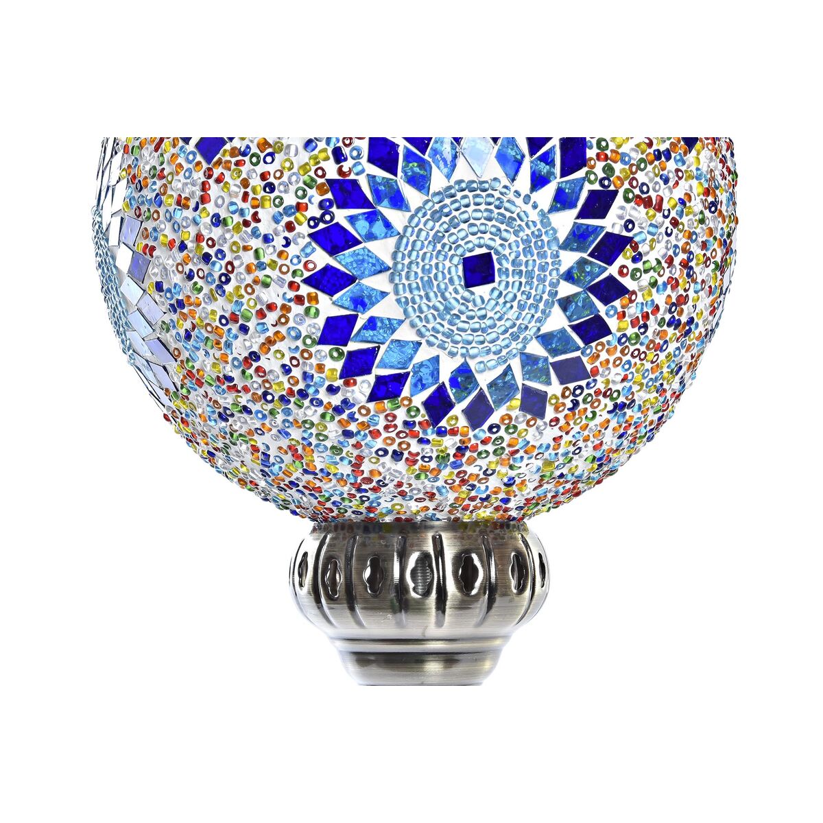 Taklampa DKD Home Decor Glas Metall 20 x 20 x 36 cm Multicolour 50 W (2 antal) - 13