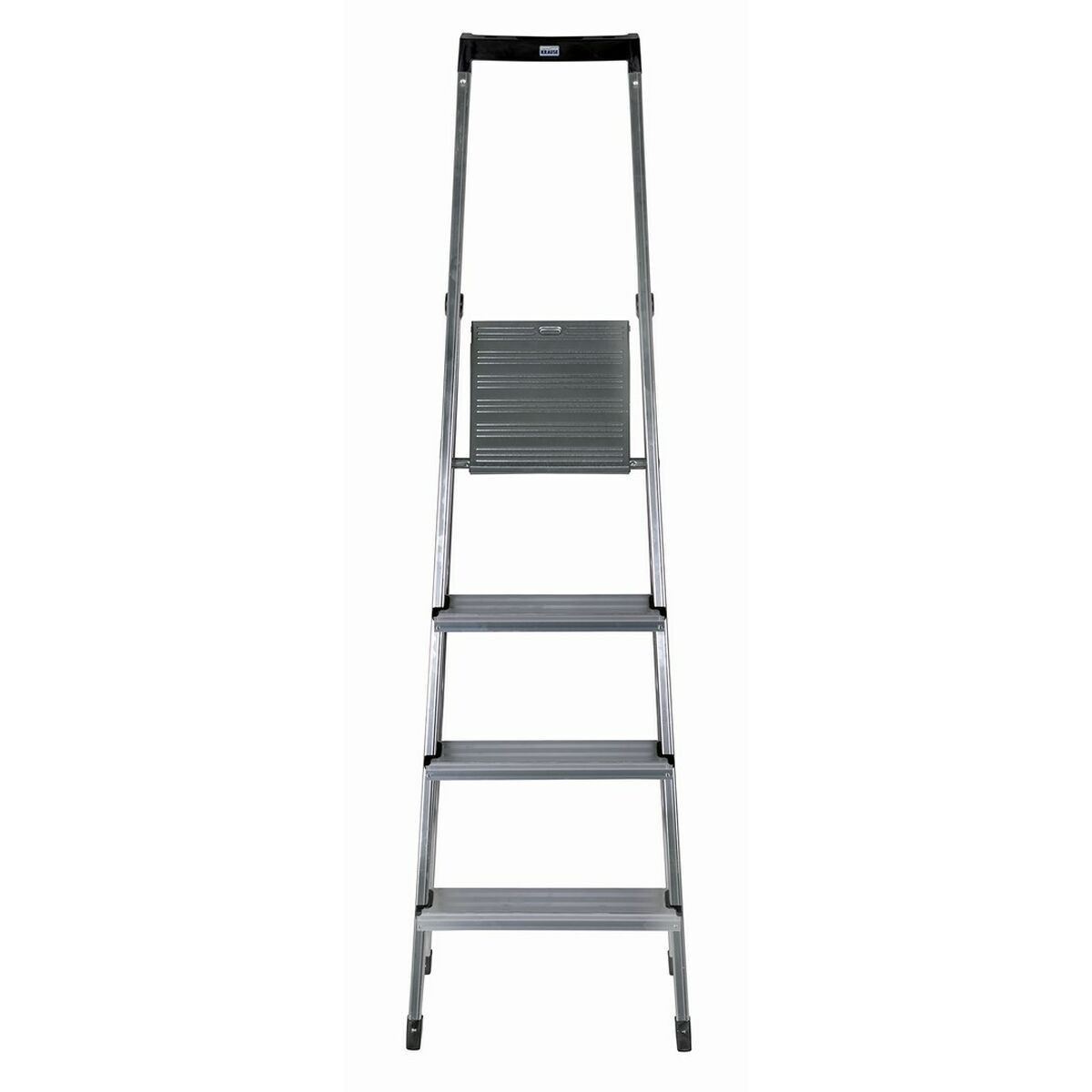 Hoppvikbar trappstege, 4 steg Krause 126221 Silvrig Aluminium - 2