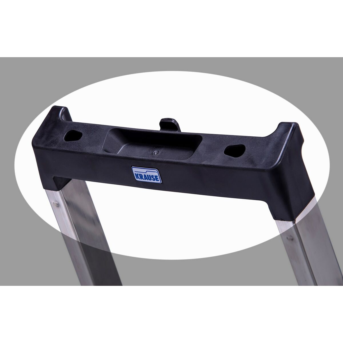 Hoppvikbar trappstege, 4 steg Krause 126221 Silvrig Aluminium - 3