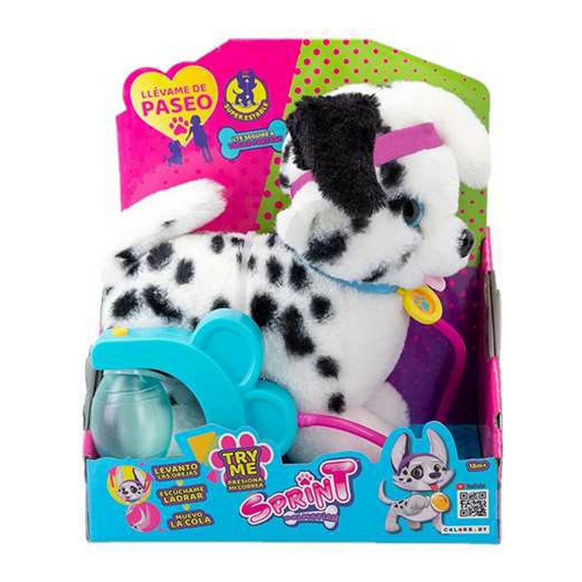 Plyschdocka Hund Colorbaby 46677 Interaktivt - 2