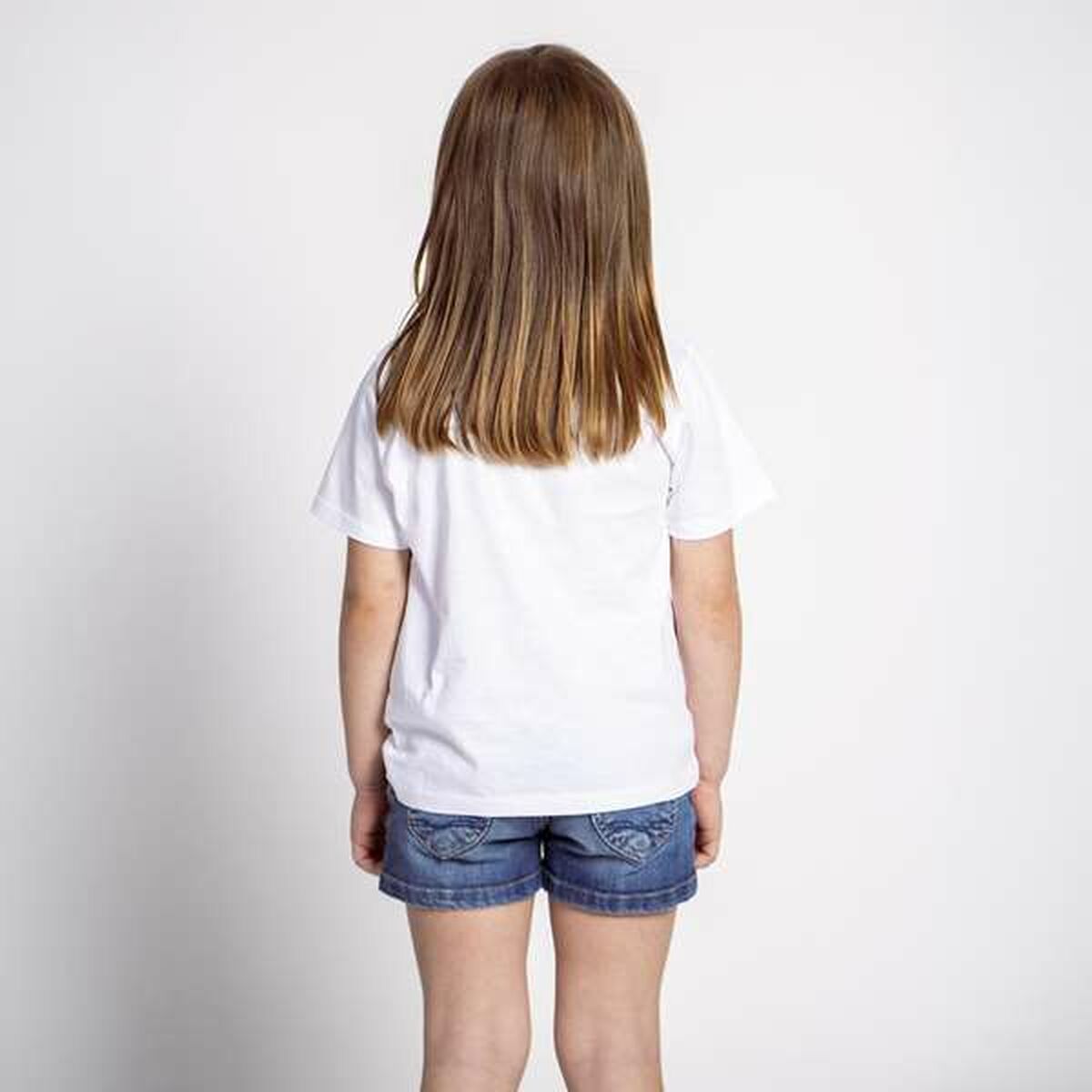 Barn T-shirt med kortärm Stitch Vit - 5