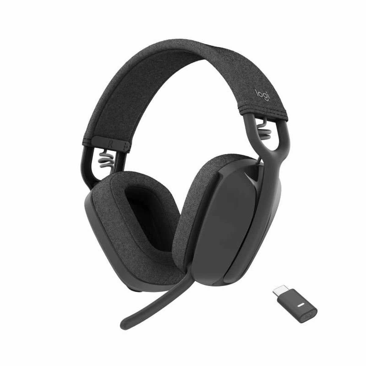 Bluetooth Hörlurar Logitech Zone Vibe Grå Grafit - 4