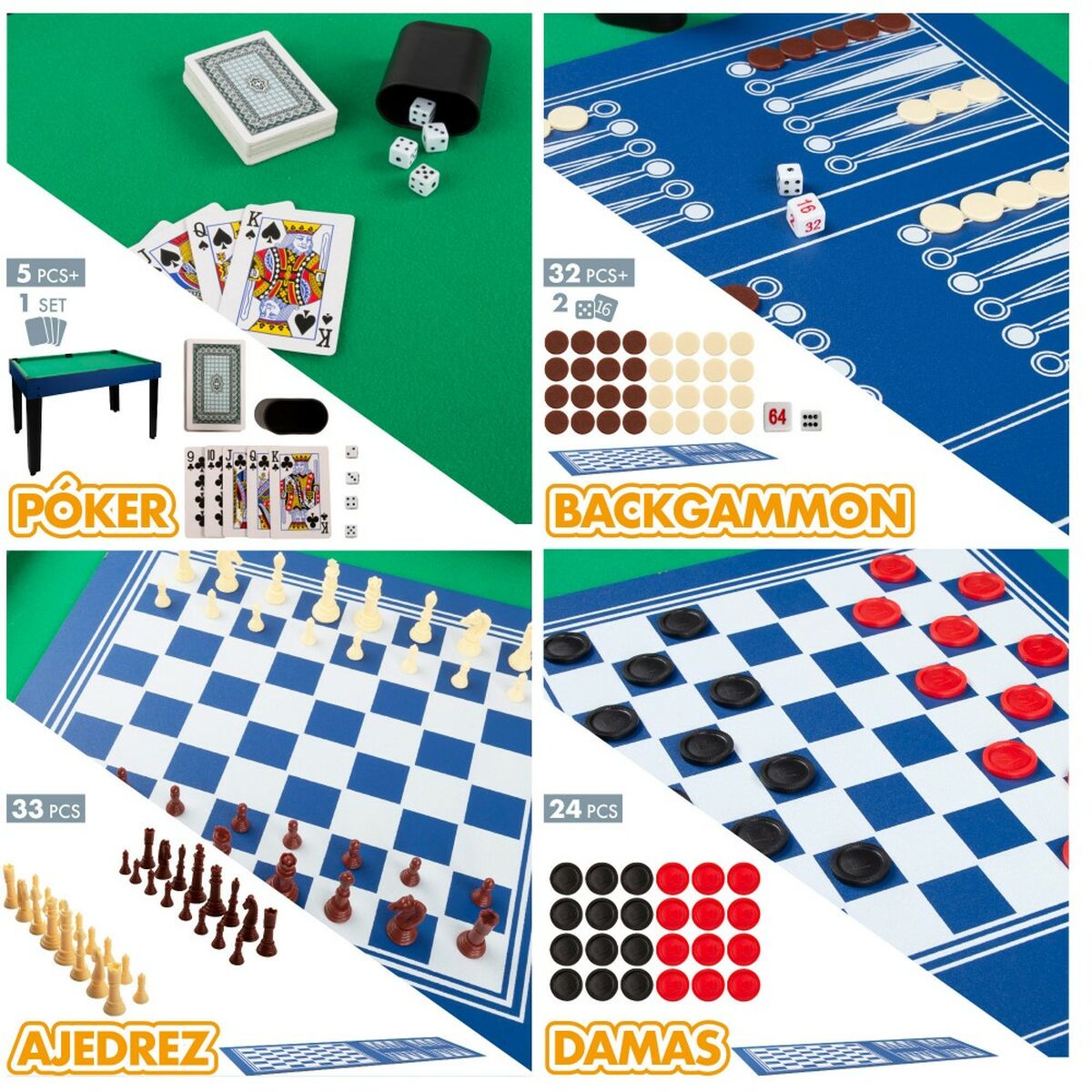 Flerspelsbord CB Games 107 x 83,5 x 61 cm 12 i 1 - 13