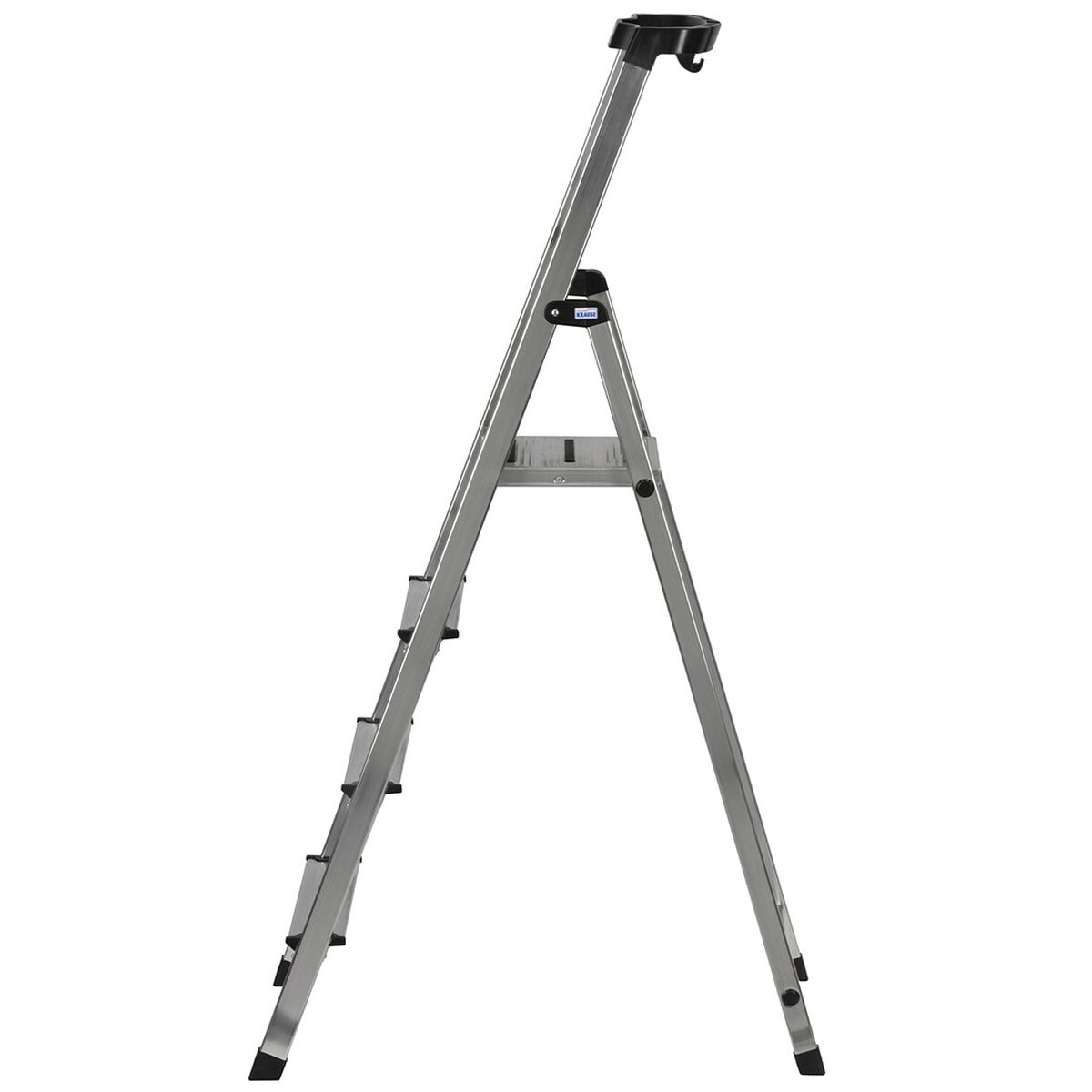 Hoppvikbar trappstege, 4 steg Krause 126320 Svart Silvrig Aluminium - 8