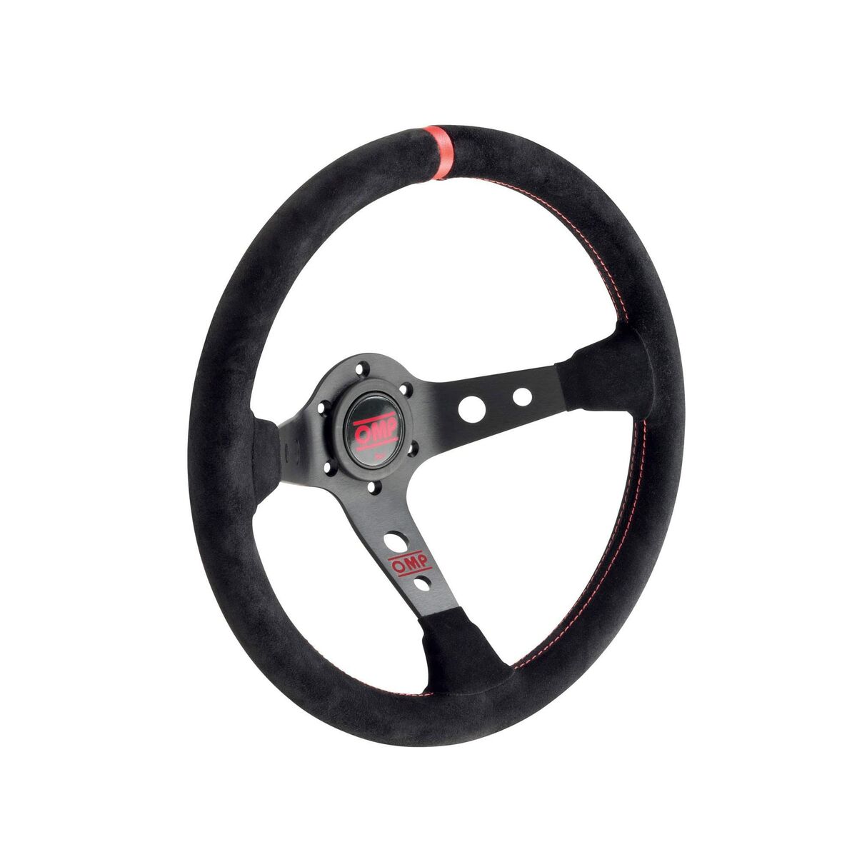 Racing-ratt OMP OMPOD/1954/NR Ø 35 cm Svart/Röd Svart - 2