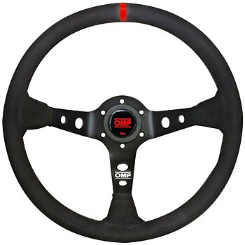 Racing-ratt OMP OMPOD/1954/NR Ø 35 cm Svart/Röd Svart