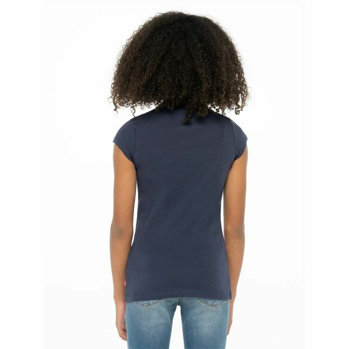 Barn T-shirt med kortärm Levi's Batwing Mörkblå - 7