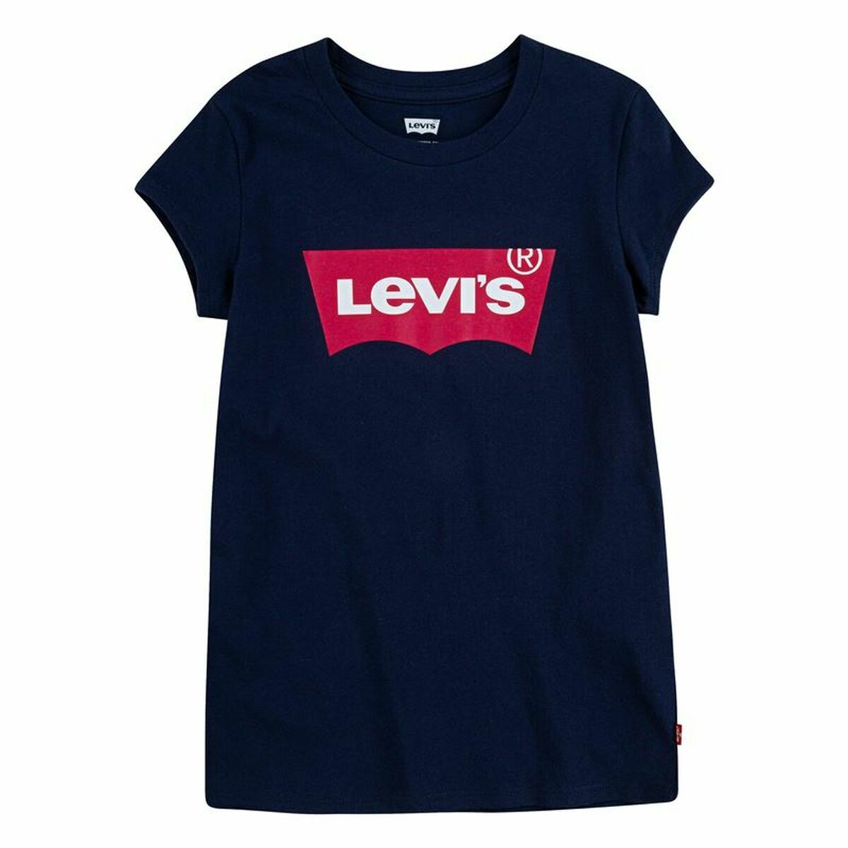 Barn T-shirt med kortärm Levi's Batwing Mörkblå - 2