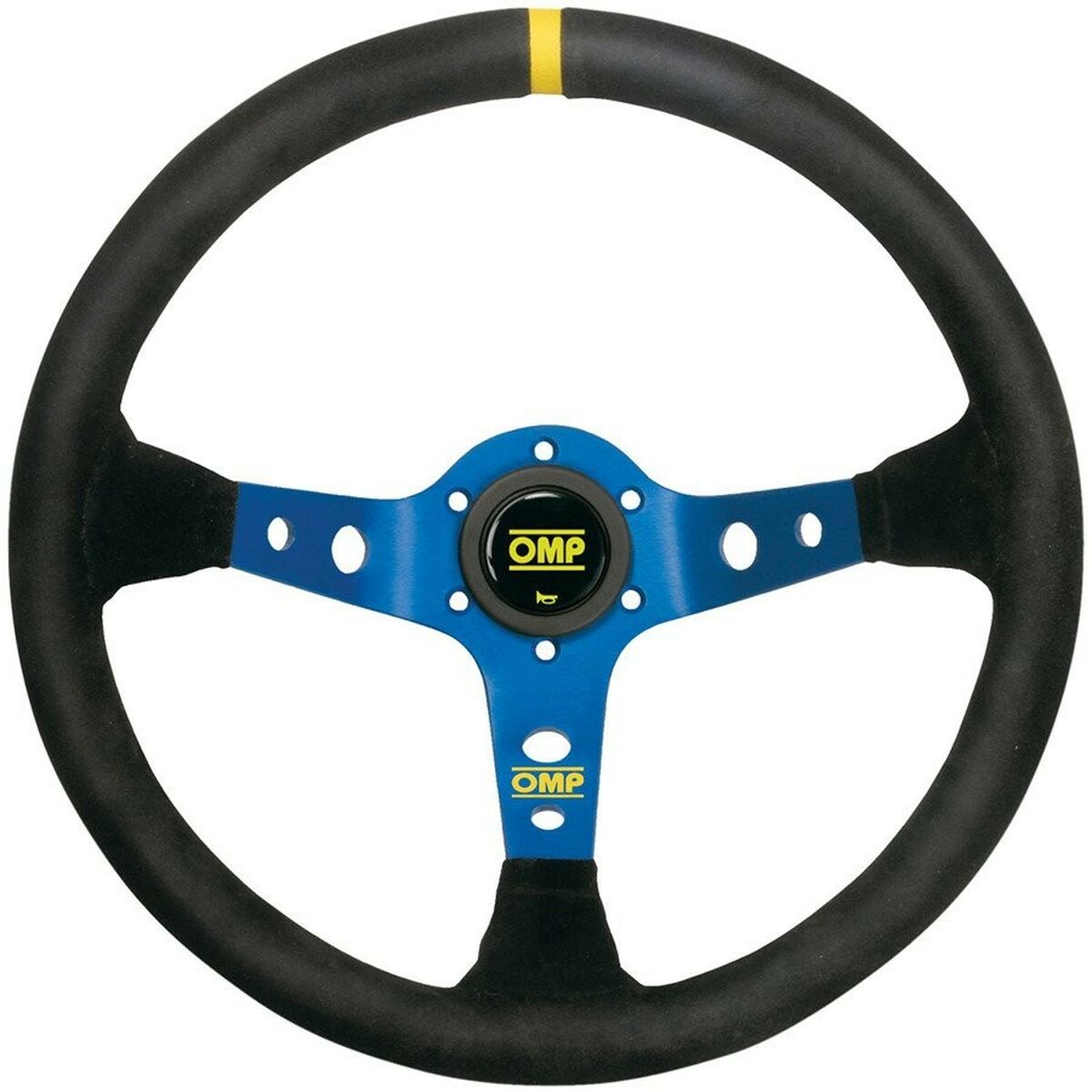 Racing-ratt OMP OMPOD/1954/BN Ø 35 cm Svart/Blå