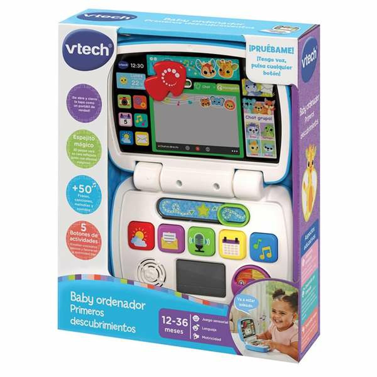 Interaktiv leksak för småbarn Vtech Baby 25 x 18 x 4,5 cm - 2