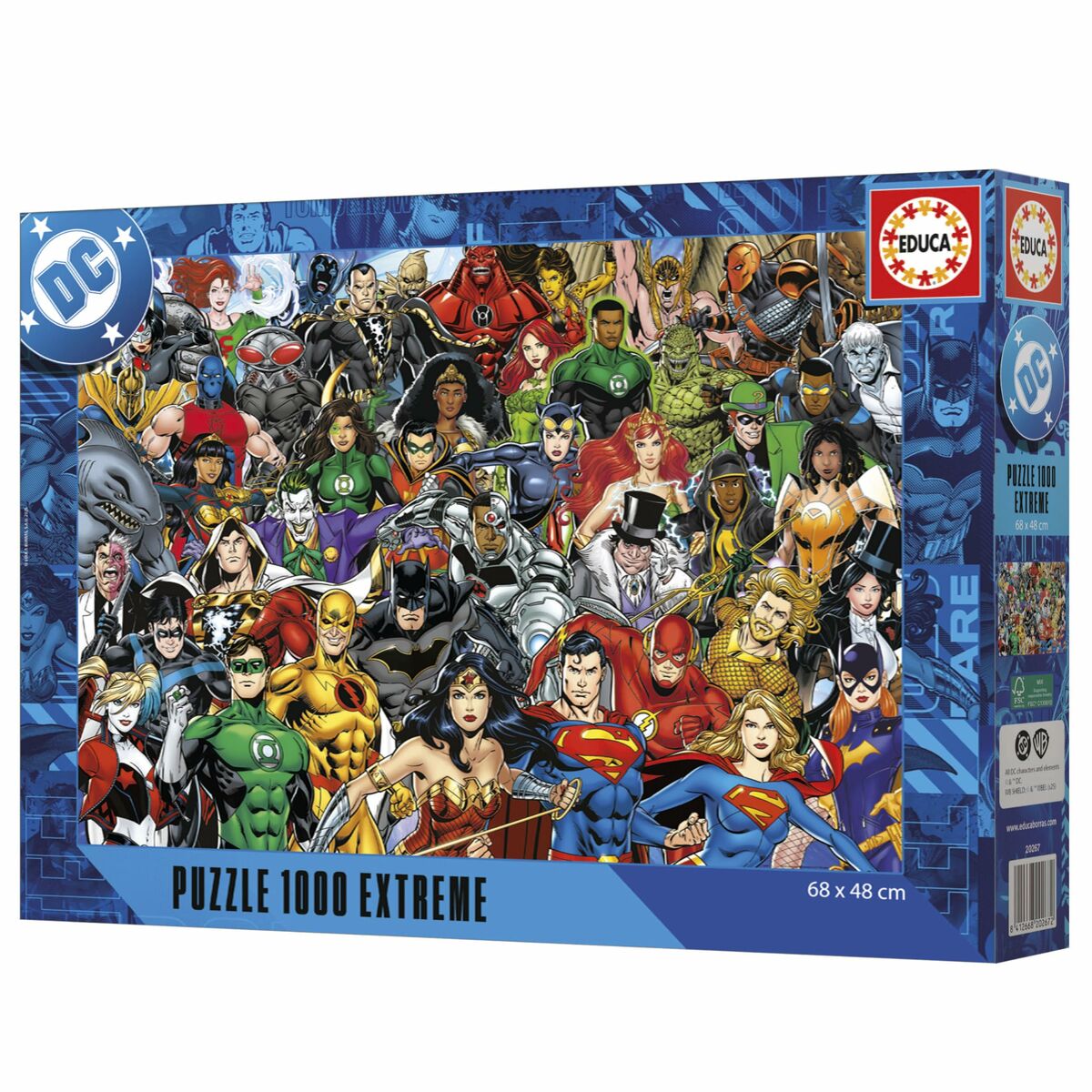 Pussel Educa Liga de la Justicia DC Comics 1000 Delar - 3