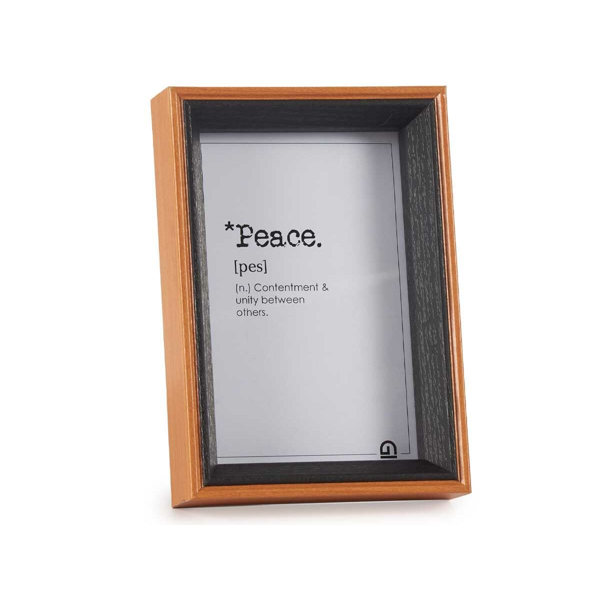 Fotoram Glas Svart Brun Trä MDF (12 x 17 x 3 cm) (6 antal) - 2