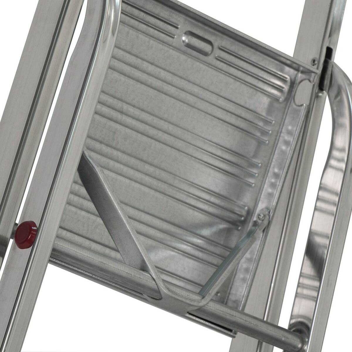 Hoppvikbar trappstege, 5 steg Krause 729 Silvrig Rostfritt stål Aluminium - 5