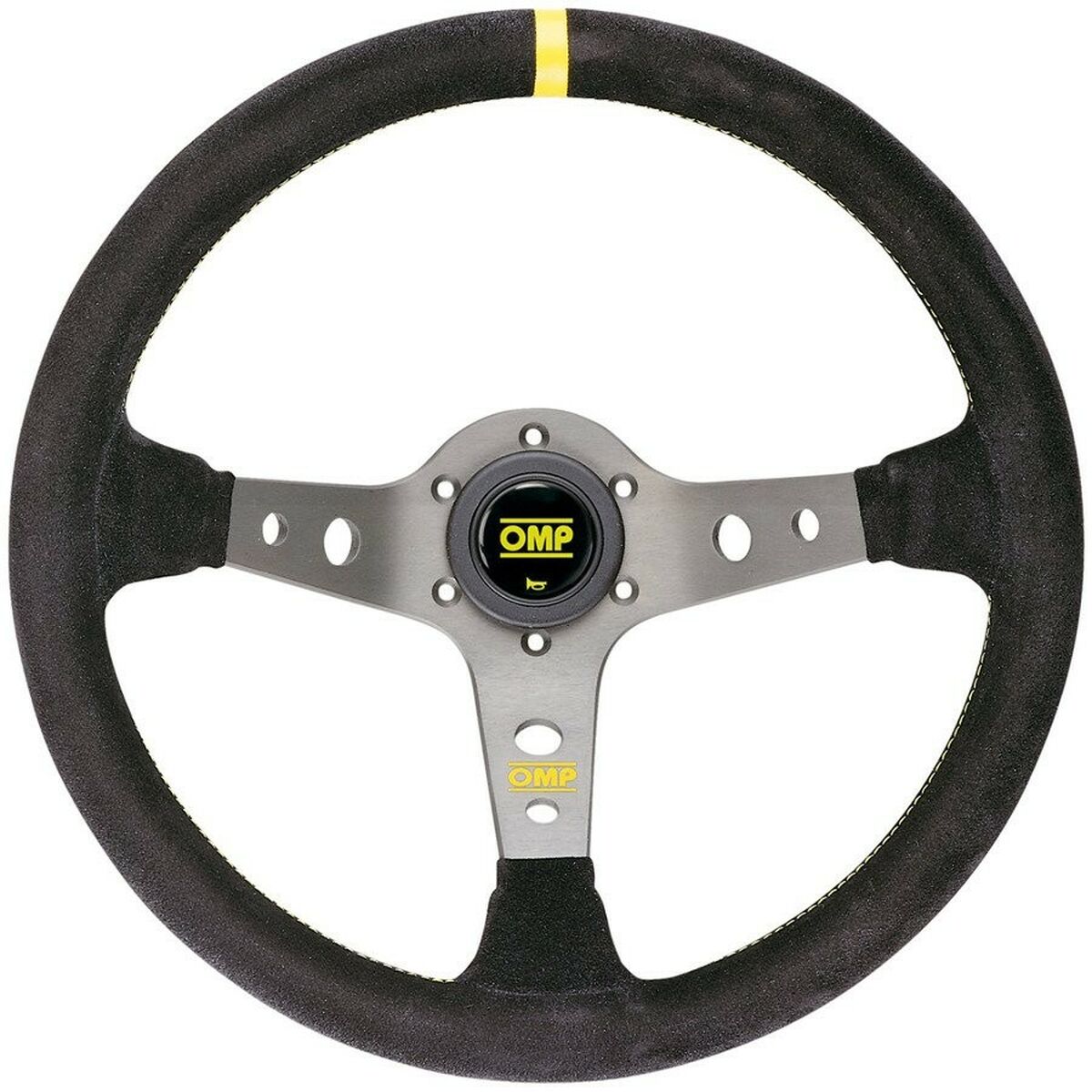 Racing-ratt OMP OMPOD/1954/TN Ø 35 cm Silvrig