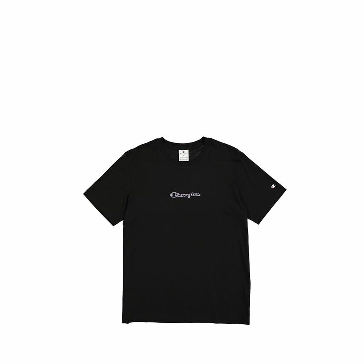 T-shirt med kortärm Herr Champion Champion SS Svart
