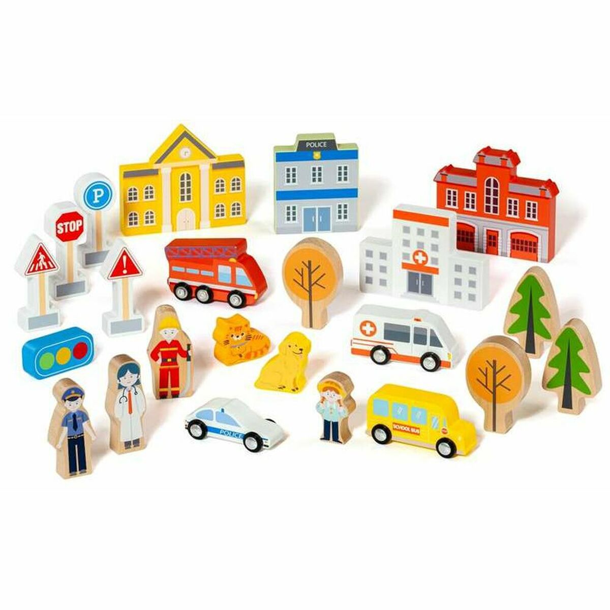 Spel av Trä Moltó My Firts City - 6