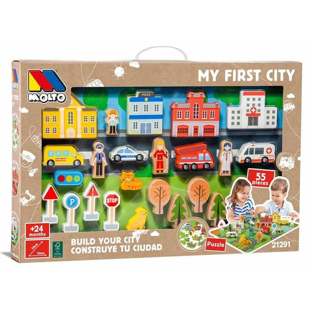 Spel av Trä Moltó My Firts City