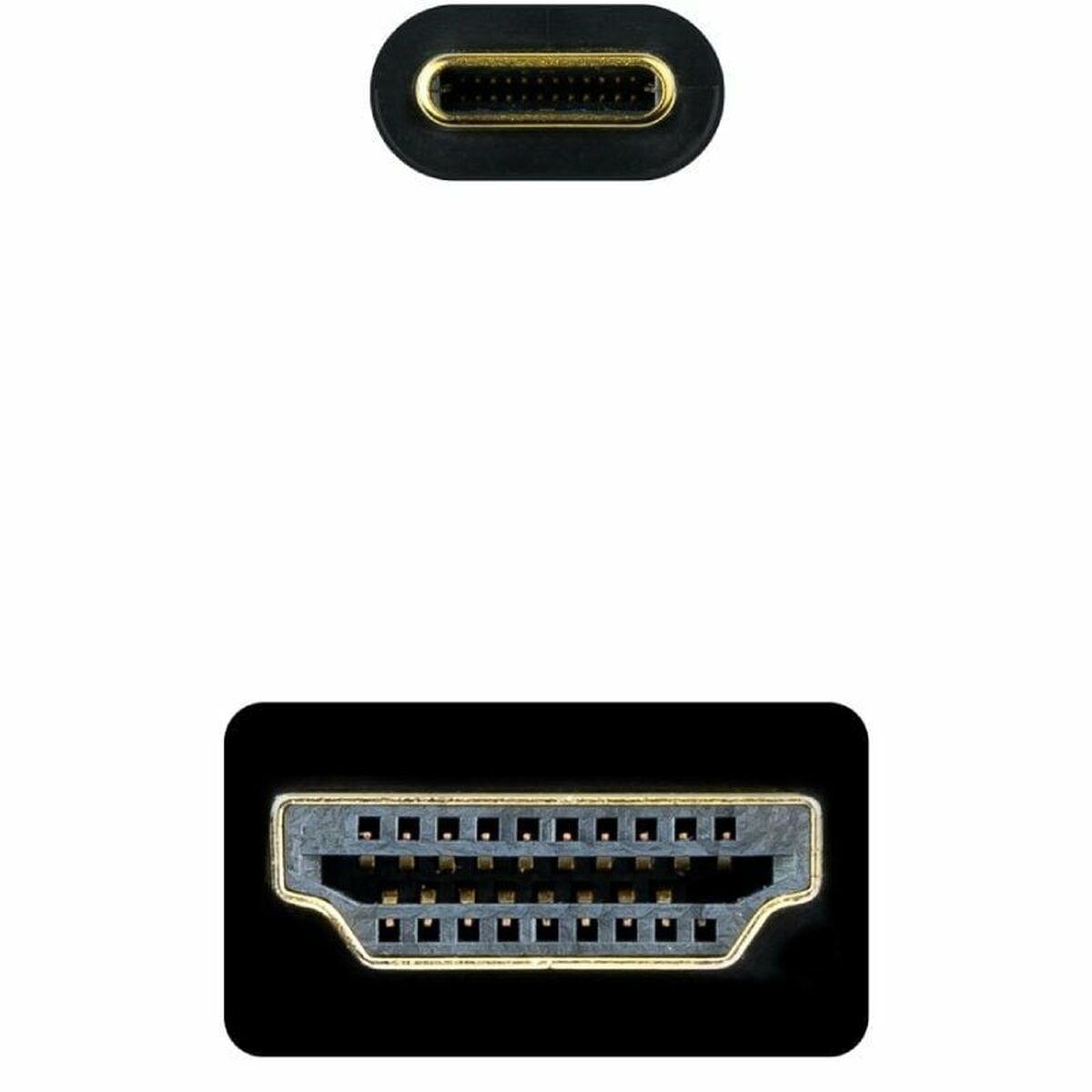 USB-C till HDMI Kabel NANOCABLE 10.15.5135 5 m Svart - 3