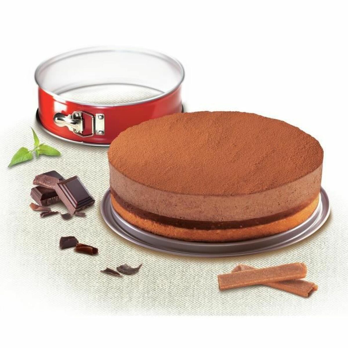 Avtagbar form Tefal Röd Metall Stål Ø 25 cm - 2