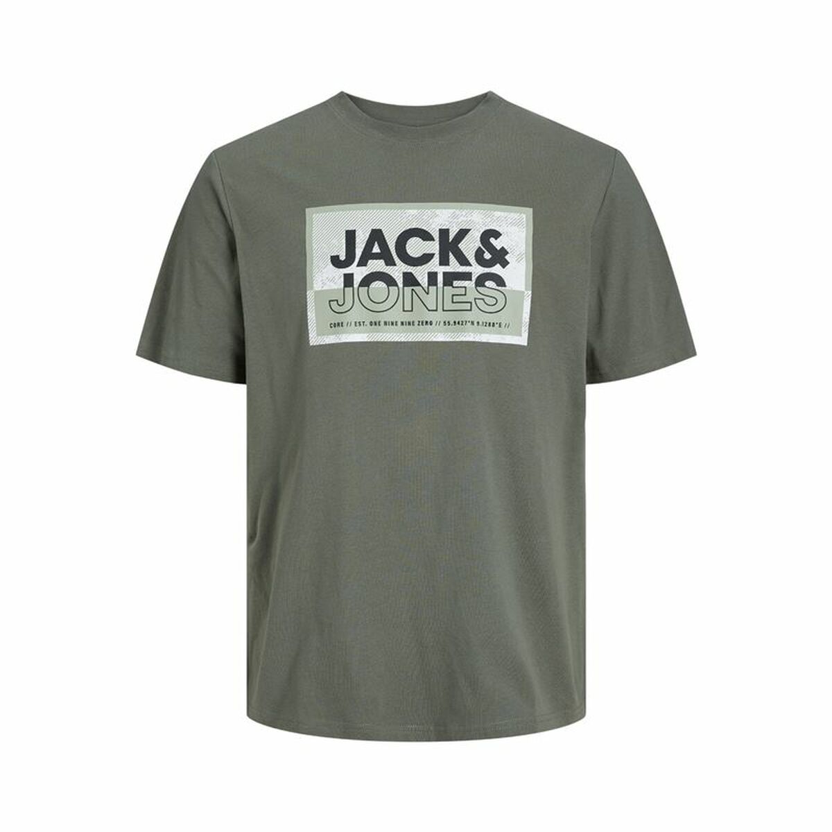 Barn T-shirt med kortärm Jack & Jones logan Agave Mörkgrön