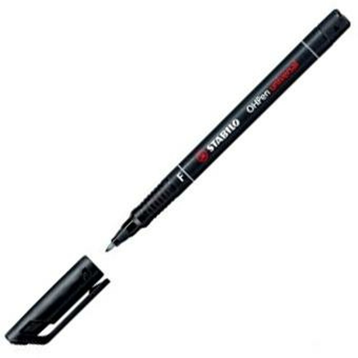 Permanent markörpenna Stabilo OHPEN UNIVERSAL Svart 0,7 mm 10 Delar (25 antal) - 2