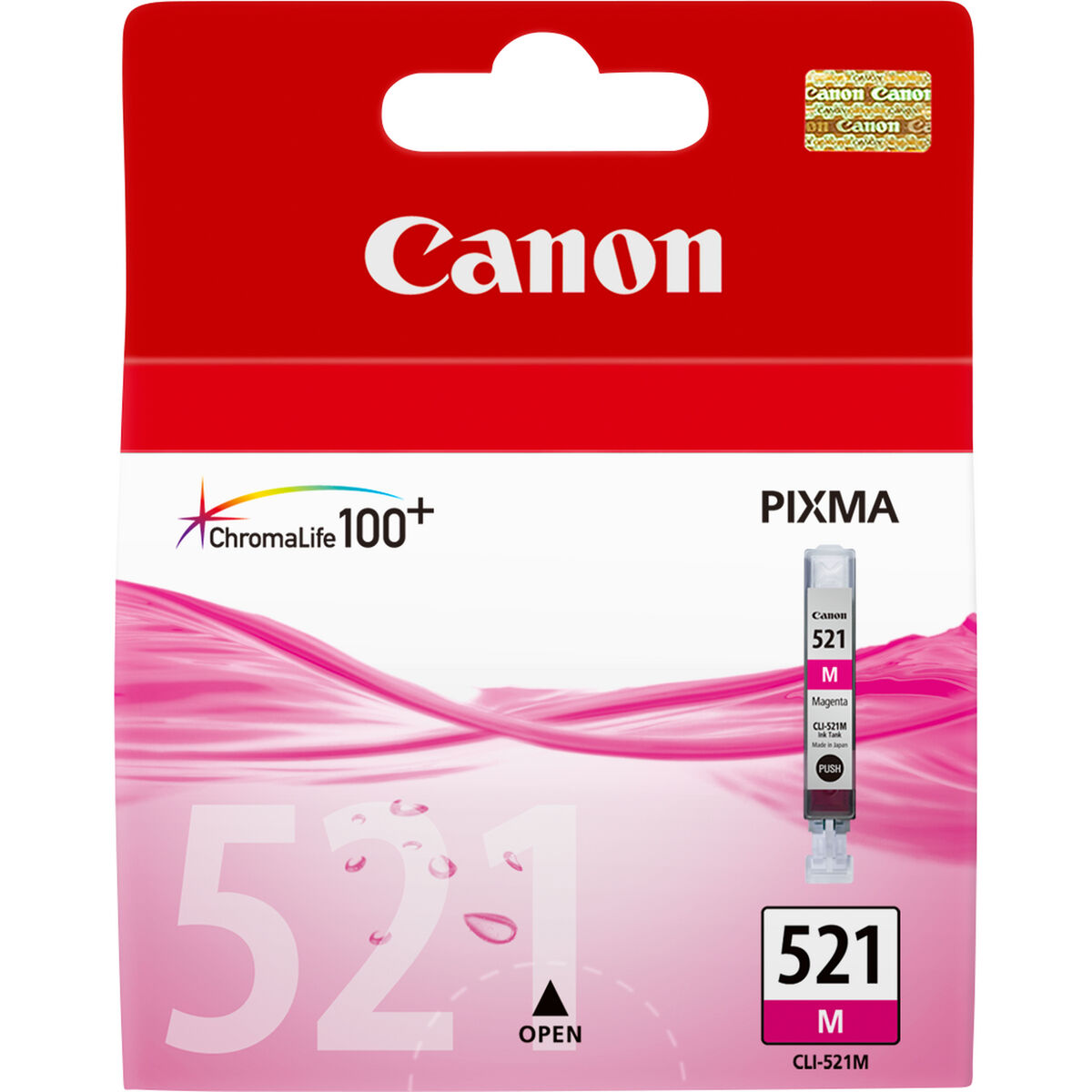 Original Bläckpatron Canon CLI-521 M Magenta (1 antal)