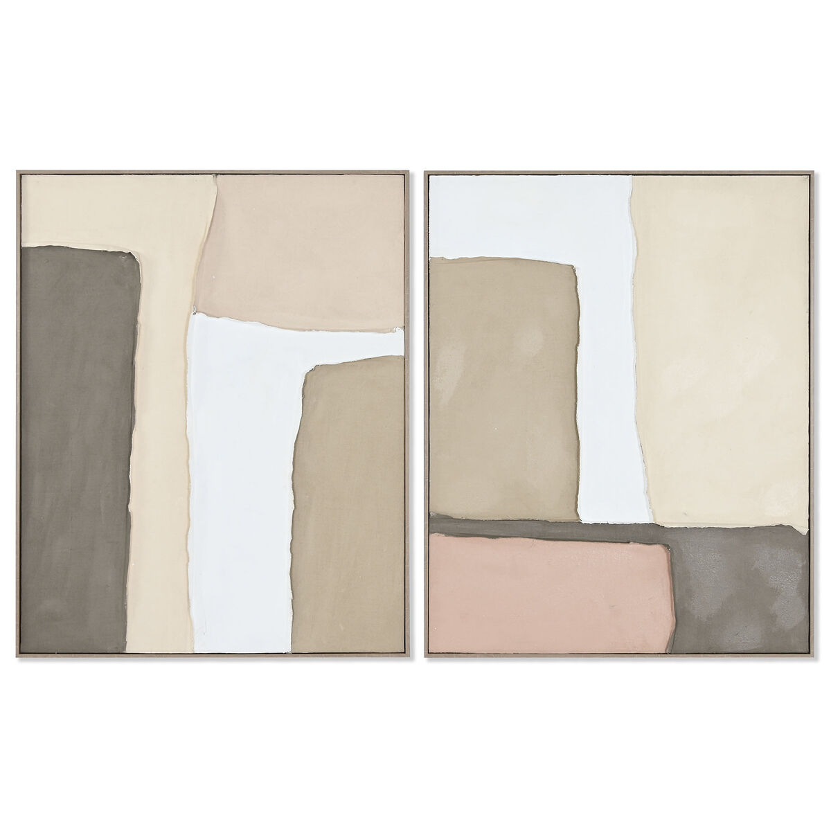 Kanvas Home ESPRIT Furu Kanvas 82 x 4,5 x 102 cm 82,2 x 4,5 x 102 cm
