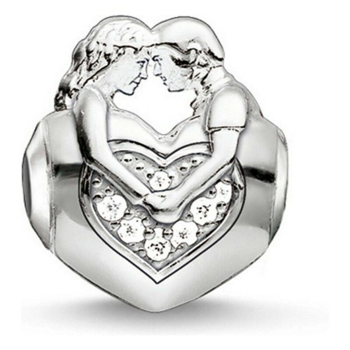 Dampärlor Thomas Sabo K0161-051-14 Vit 1,1 cm - 4