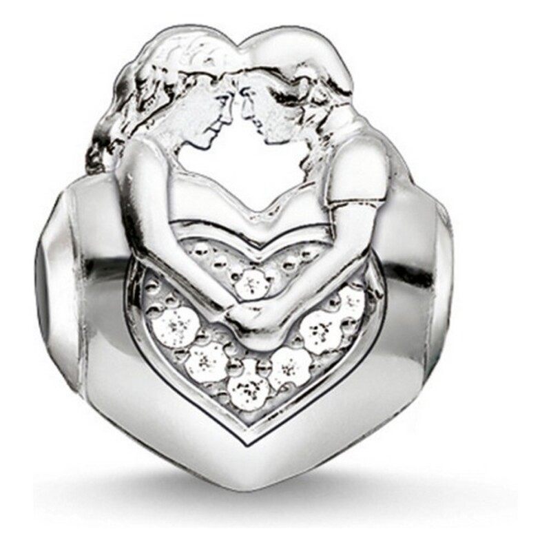 Dampärlor Thomas Sabo K0161-051-14 Vit 1,1 cm - 2