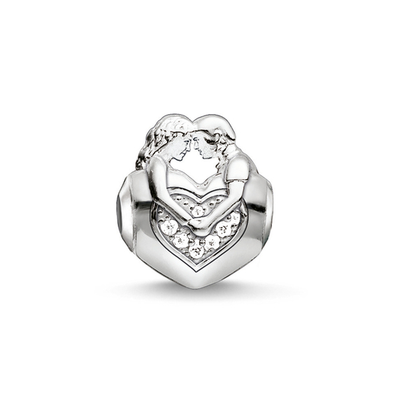 Dampärlor Thomas Sabo K0161-051-14 Vit 1,1 cm