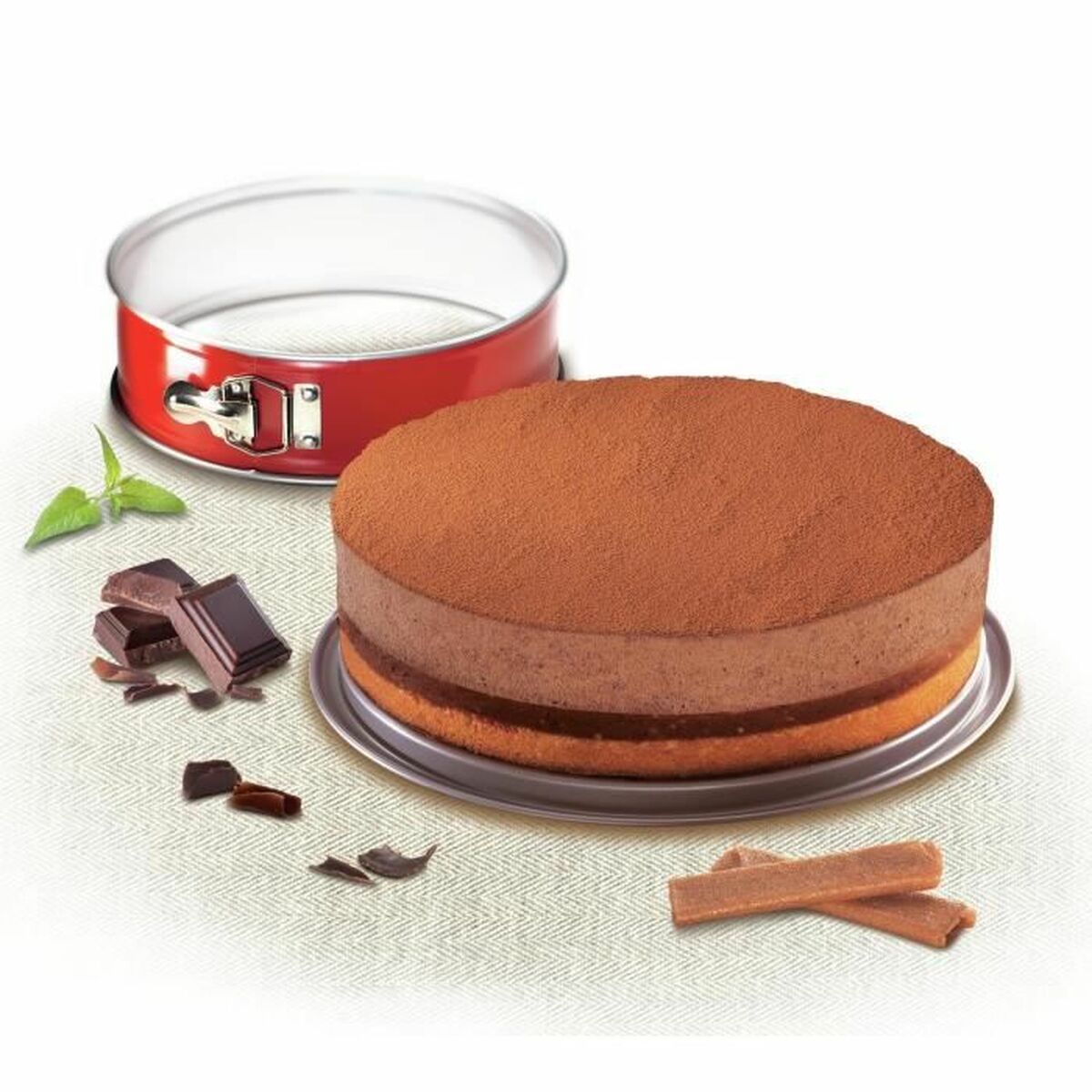 Avtagbar form Tefal Röd Metall Stål Ø 27 cm - 2
