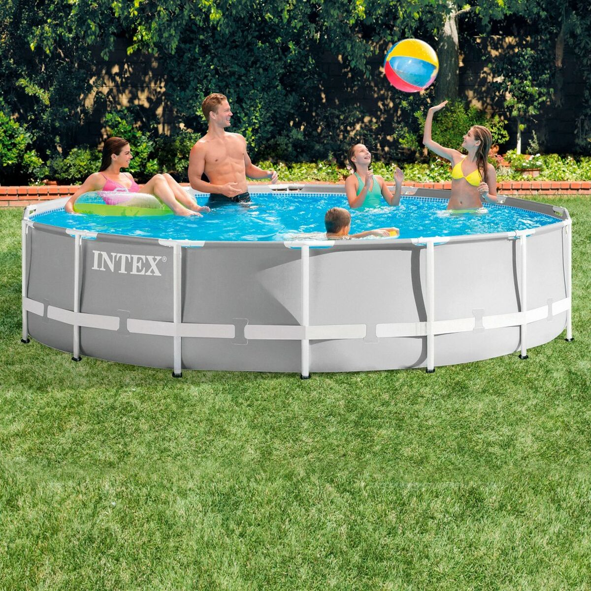 flyttbar pool Intex 457 x 107 x 457 cm - 6