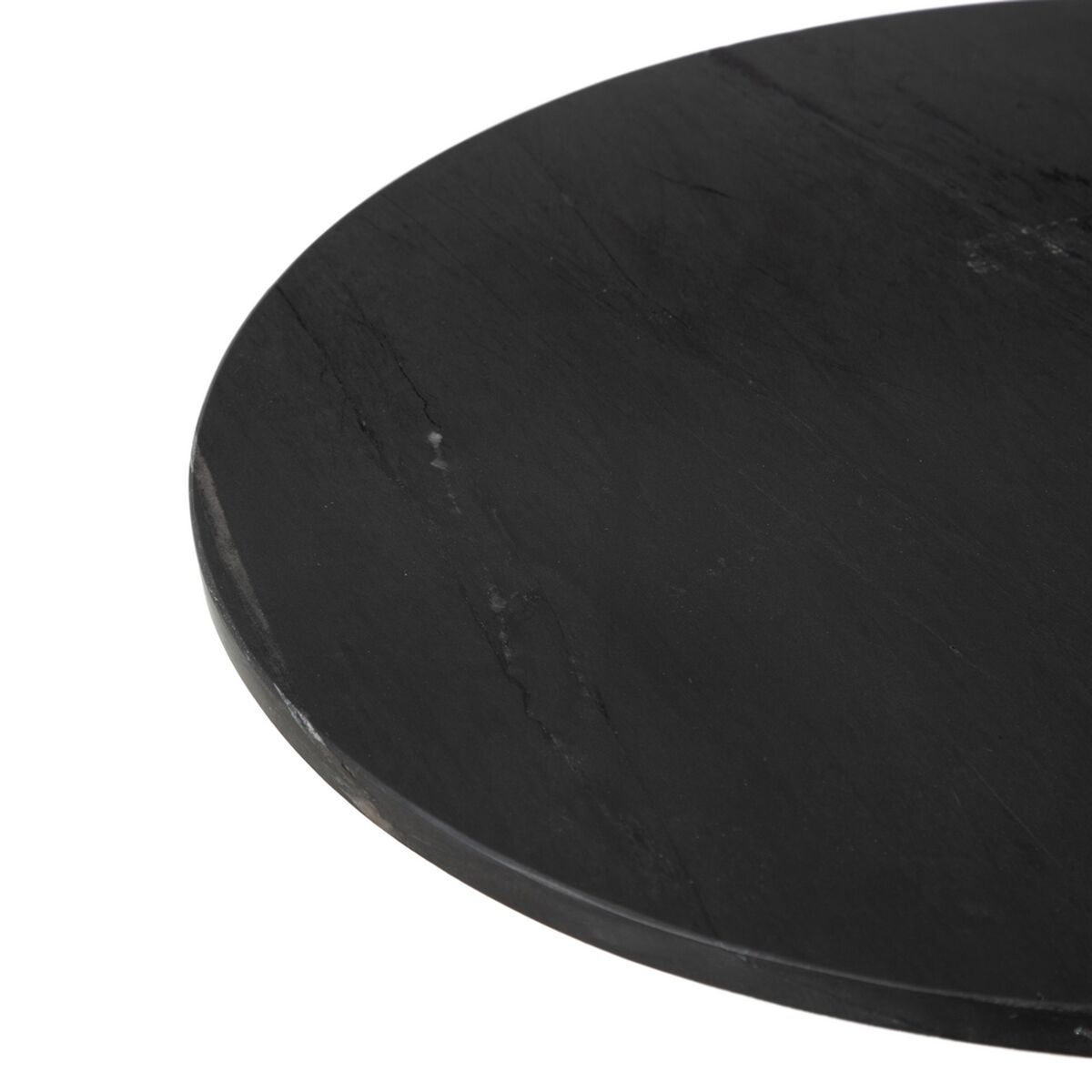 Soffbord 55 x 55 x 38 cm Marmor Järn - 2