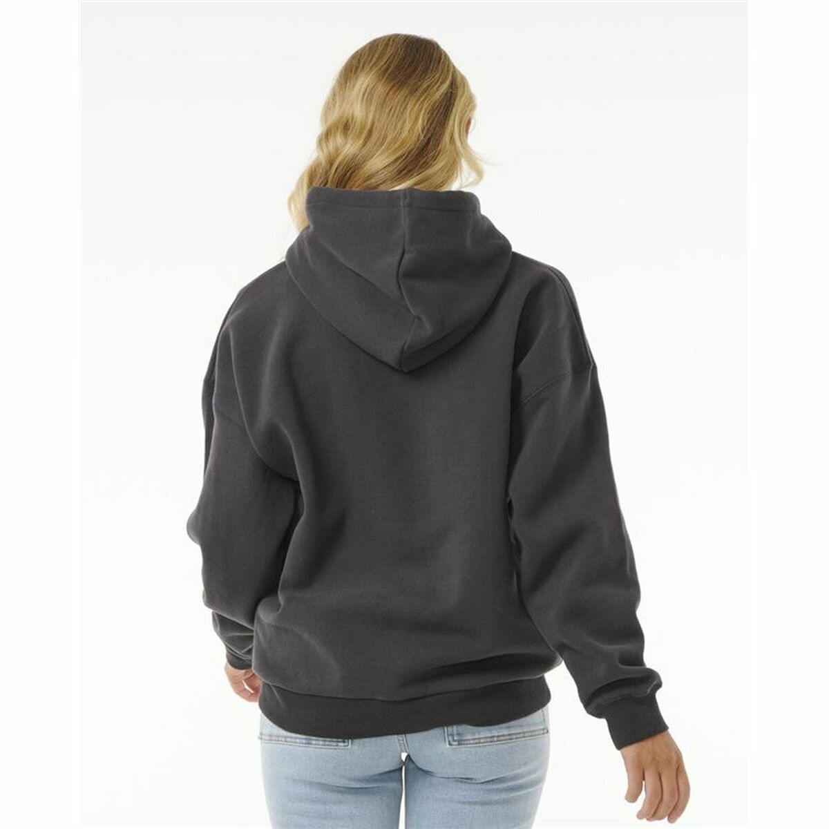 Tröja med huva Dam Rip Curl Varsity Svart - 2