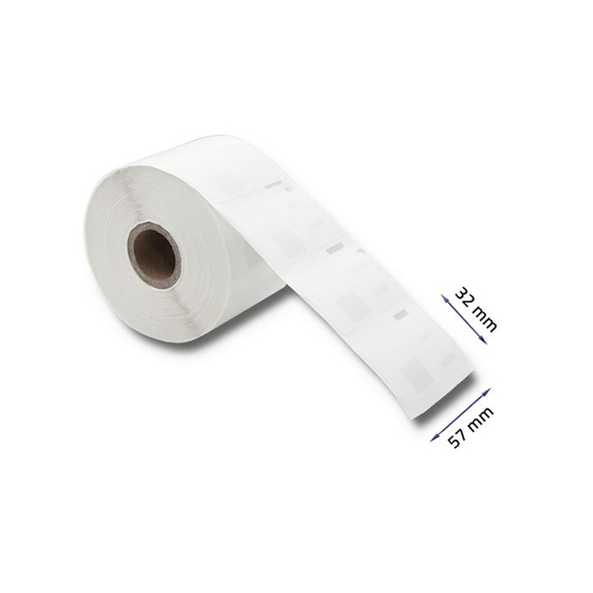 Punktmatris Original Qoltec Vit Svart - 3