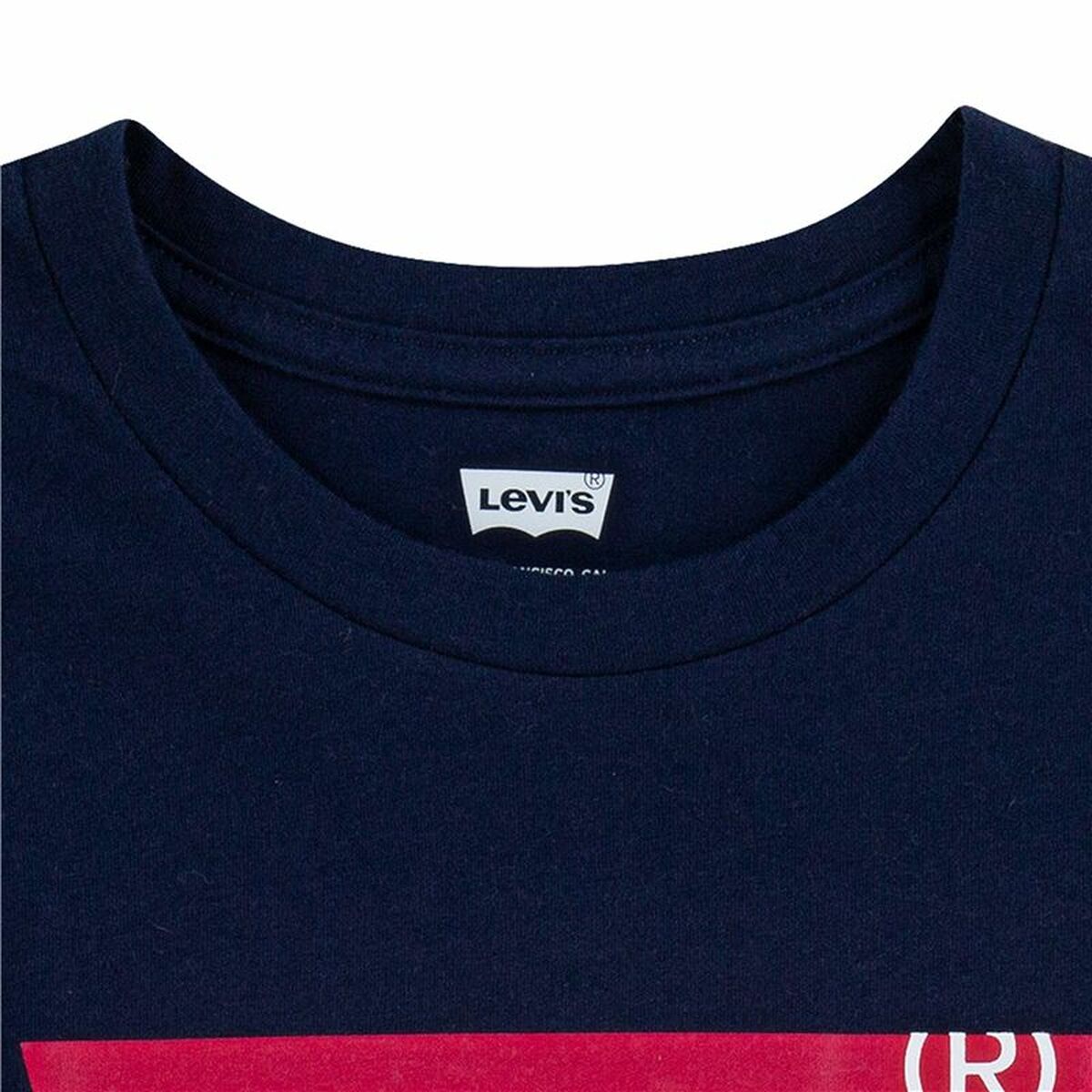 Barn T-shirt med kortärm Levi's Batwing Mörkblå - 3