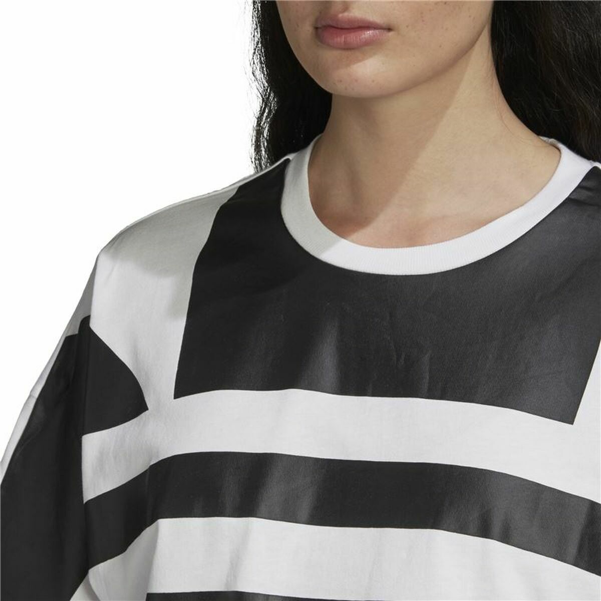 T-shirt med kortärm Dam Adidas Big Logo - 4
