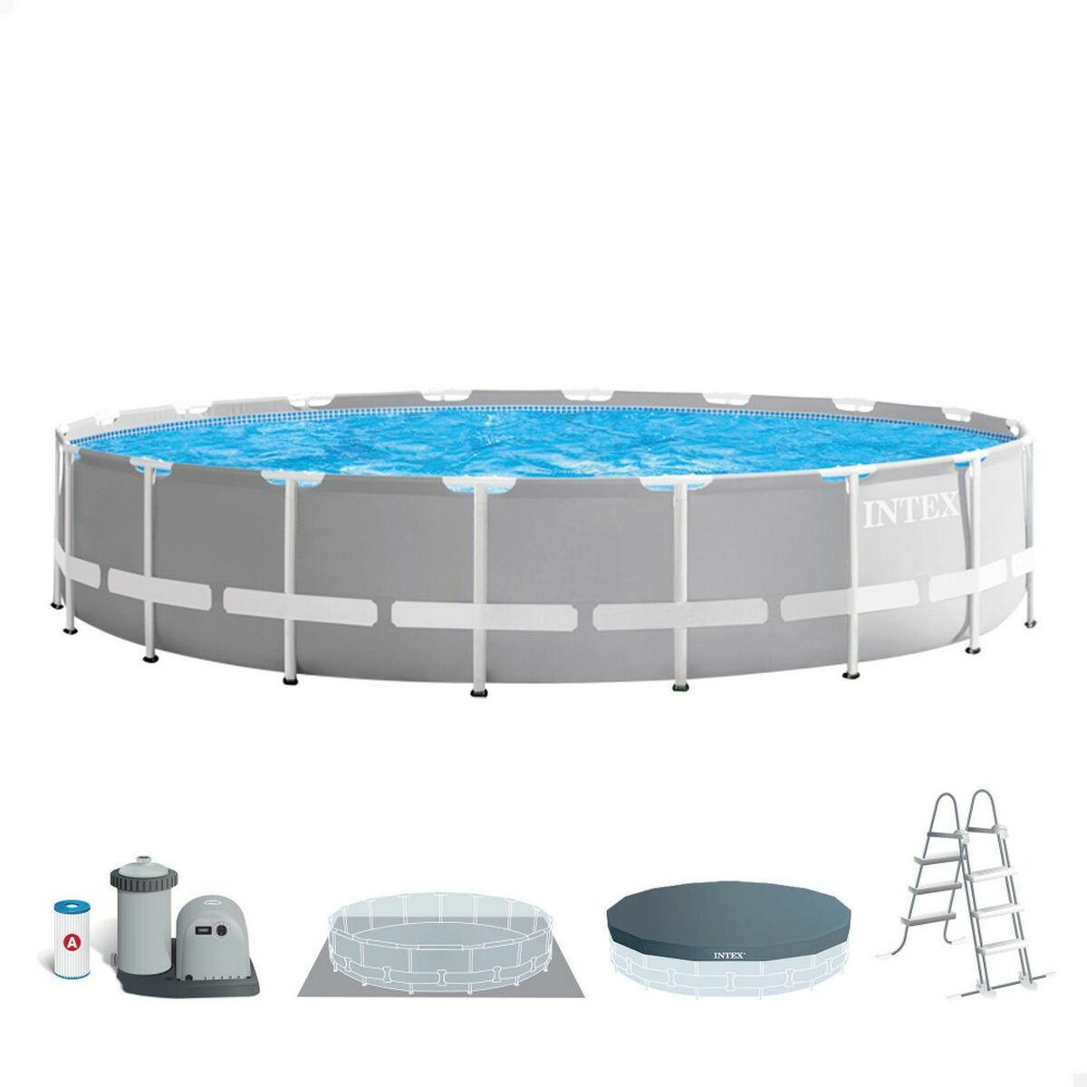 flyttbar pool Intex 26732NP 549 x 122 x 549 cm - 7
