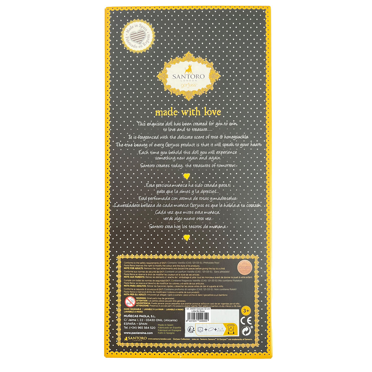 Docka Paola Reina Gorjuss Little Bo Beep 32 cm - 2
