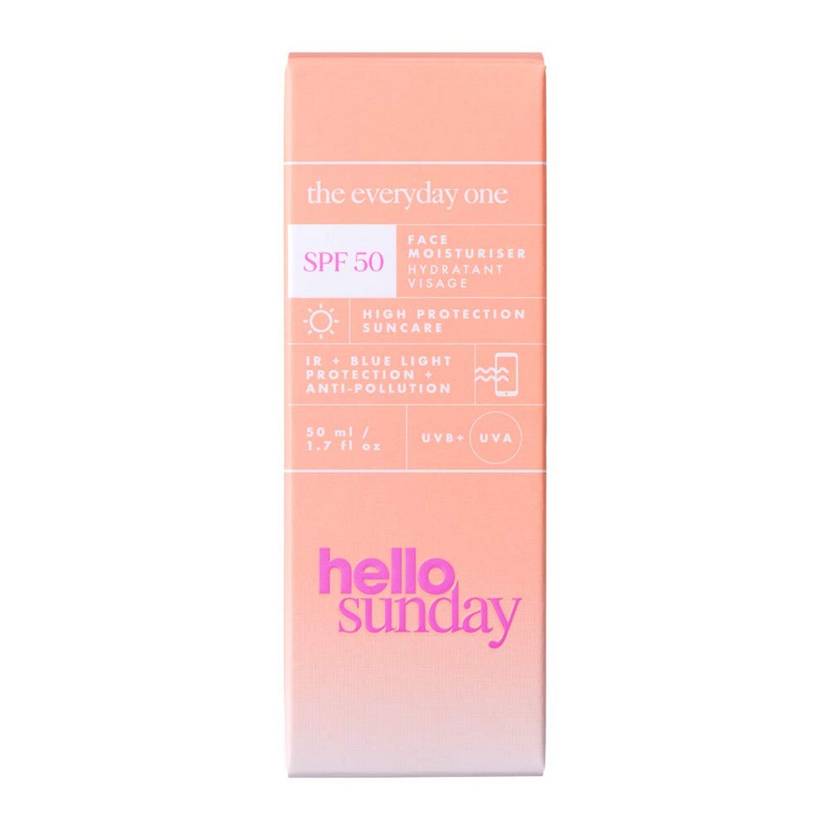 Ansiktskräm Hello Sunday The Everyday One SPF 50 (50 ml) - 2