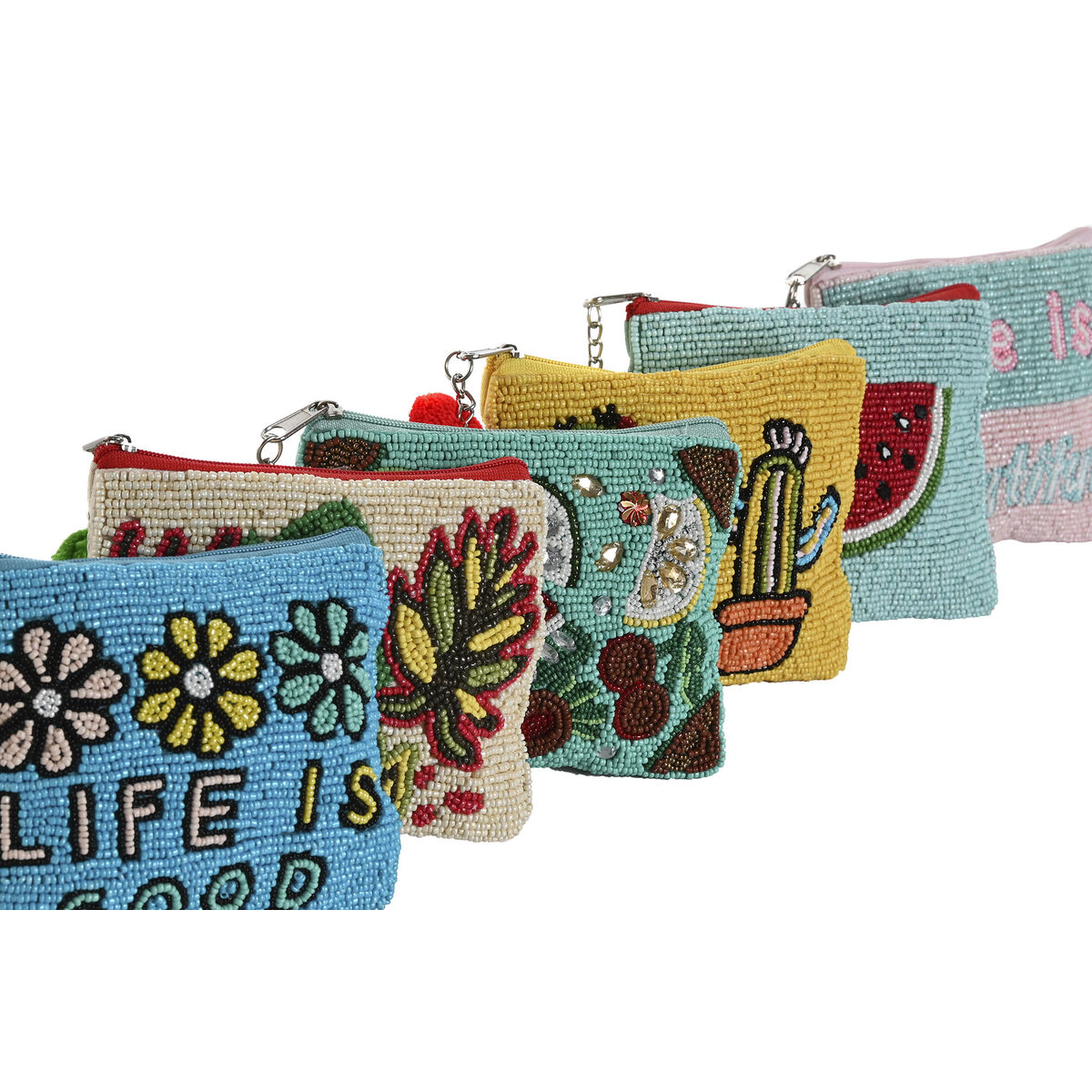 Handväska Home ESPRIT Summer Multicolour (6 antal) - 2