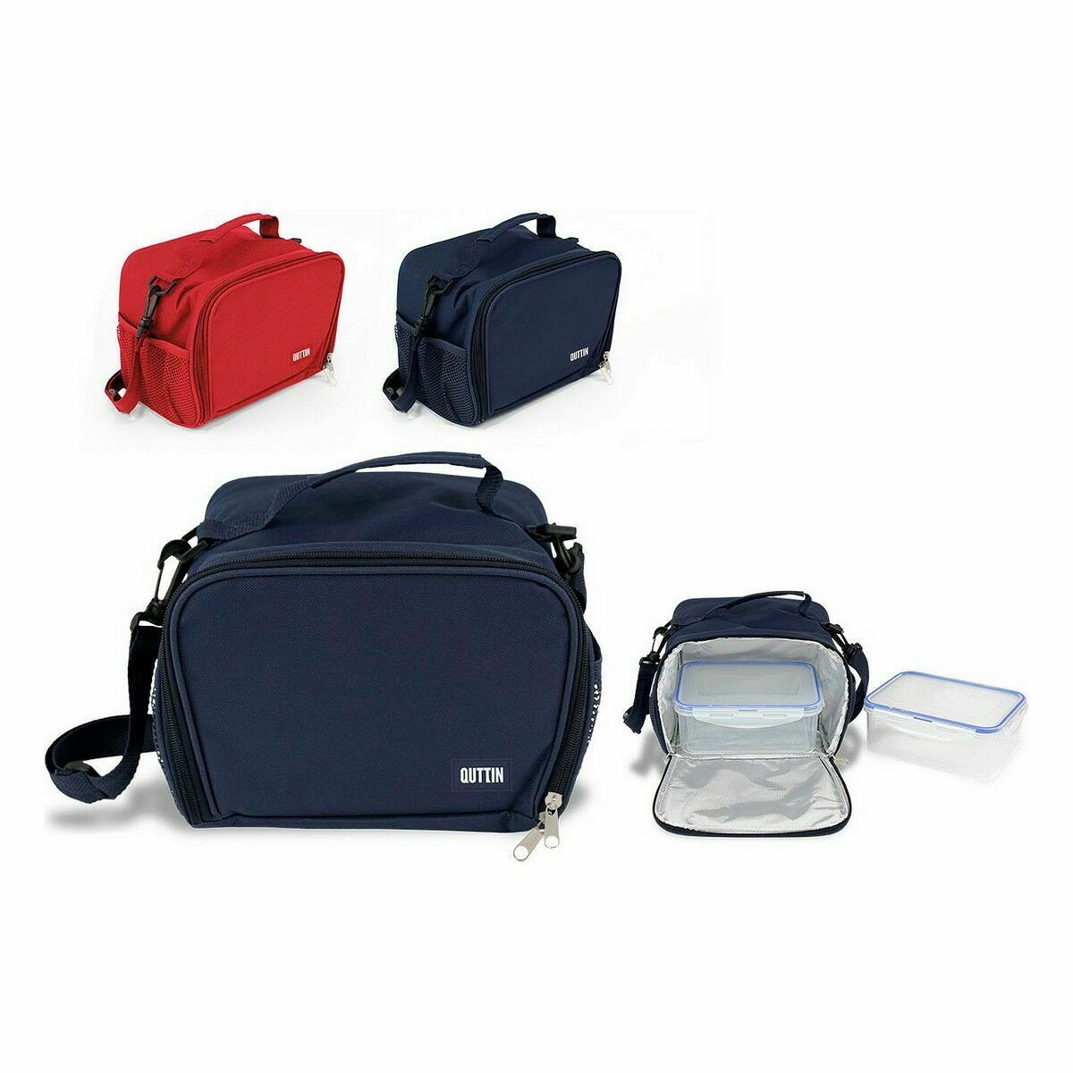 Kylväska Quttin Lunchlåda Rektangulär 21,5 x 15 x 13,5 cm (8 antal) - 4