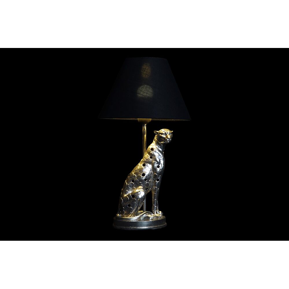 Bordslampa DKD Home Decor Silvrig Svart Gyllene 26 x 26 x 46 cm Harts 220 V 50 W (2 antal) - 4