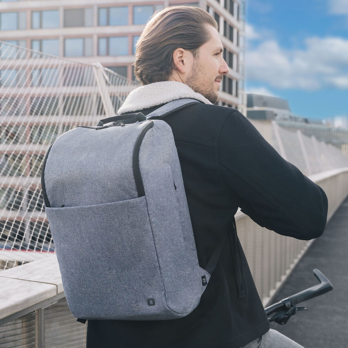 Laptopryggsäck Dicota D31875-RPET Blå - 8